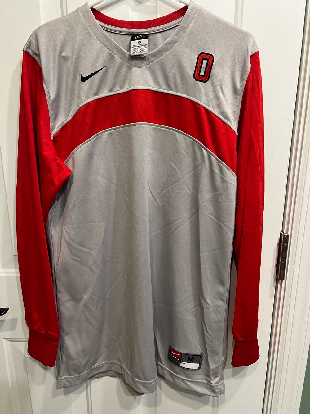 Nike Ohio State Buckeyes long-sleeve Dri-FIT jersey